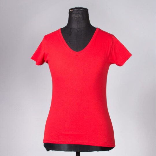 Damen T-Shirt, V-Neck